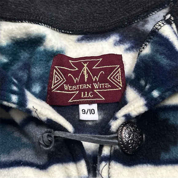 Western wits llc fleece pullover size 9/10 - Picture 3 of 5